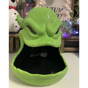 Disney Nightmare Before Christmas OOGIE BOOGIE Cookie Candy Dish Jar Bowl